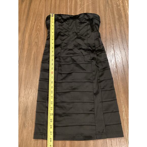 Arden B Strapless Bodycon Evening Formal date night Mini Dress bandage Black XS - Picture 2 of 7